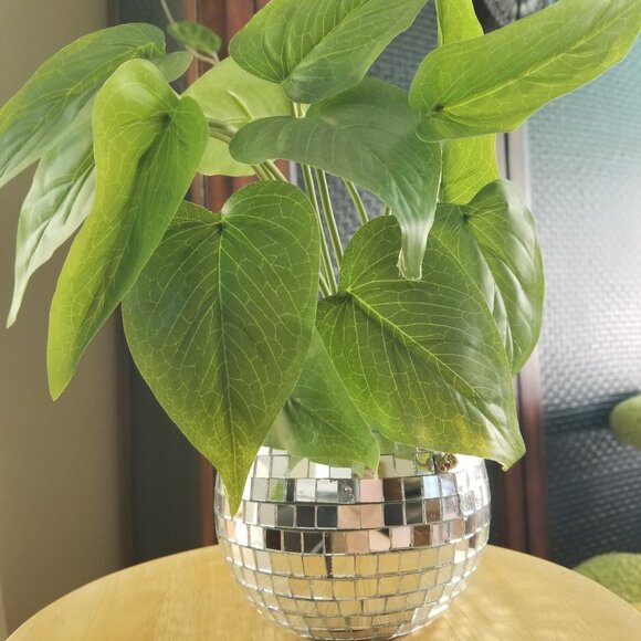 Disco Ball Faux Plant, New! - Picture 2 of 7